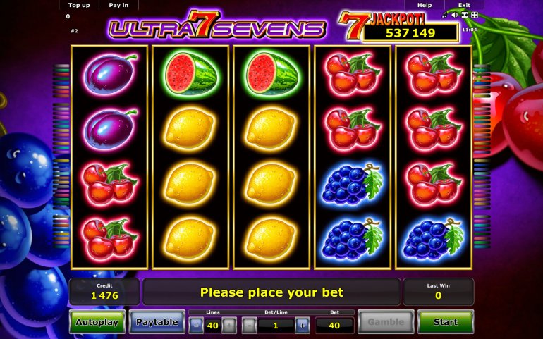 Ultra Sevens slot`